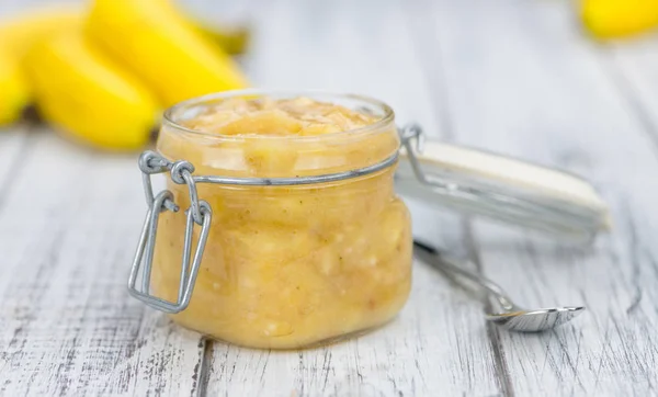 Hausgemachte Bananenmarmelade — Stockfoto