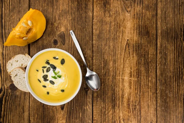 Sopa de abóbora caseira — Fotografia de Stock