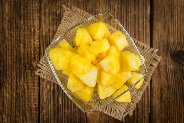 Verse ananas (gesneden gemaakt) — Stockfoto