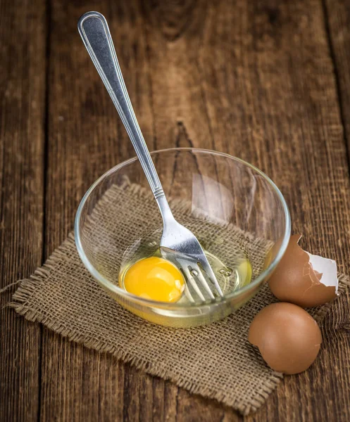 Huevos Crudos Frescos Como Primer Plano Detallado Enfoque Selectivo —  Fotos de Stock