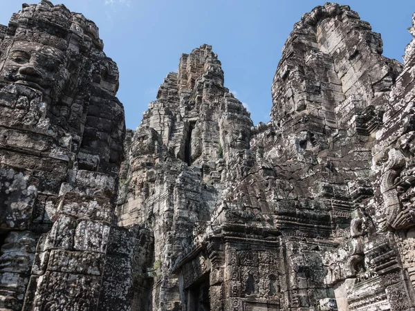 Angkor Wat Bölgesinde Bayon Tapınağı Kamboçya — Stok fotoğraf