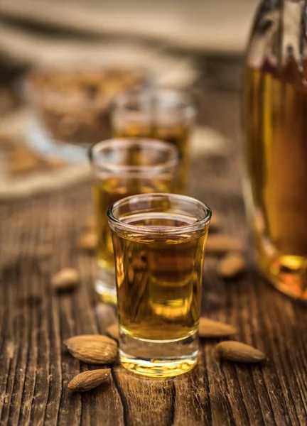 Amaretto Selektivt Fokus Detaljerad Närbild — Stockfoto