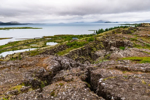 Parque Nacional Thingvellir Parte Occidental Islandia —  Fotos de Stock