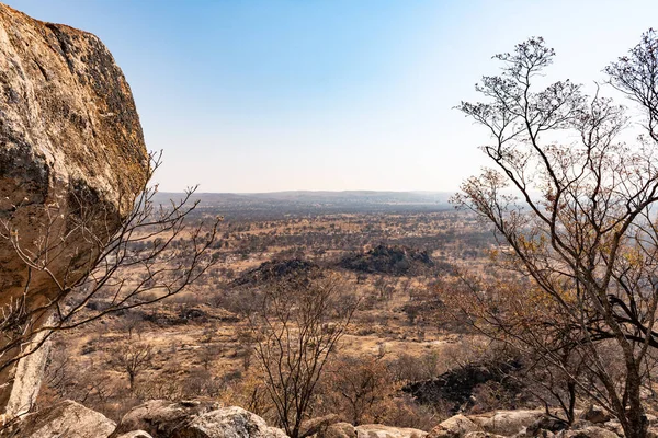 Parco Nazionale Matopos Nel Sud Dello Zimbabwe Durante Stagione Invernale — Foto Stock