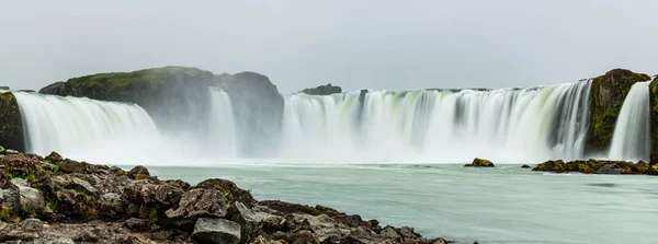 Beroemde Godafoss Waterval Het Noorden Van Ijsland — Stockfoto