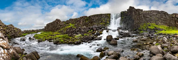 Національний Парк Тінґвеллір Західній Частині Ісландії — стокове фото