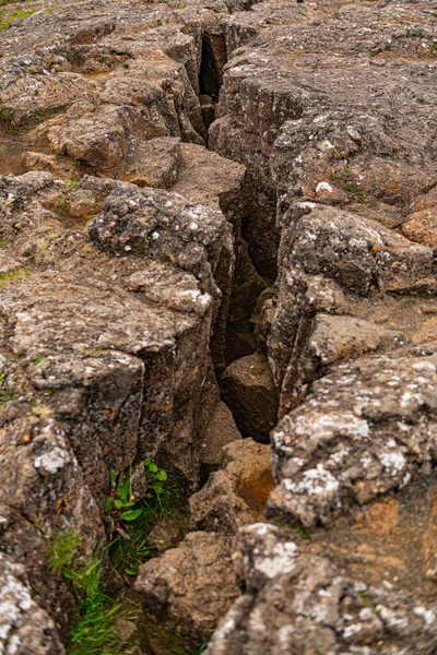 Park Narodowy Thingvellir Zachodniej Części Islandii — Zdjęcie stockowe