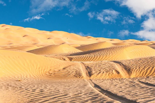 Belo Deserto Omani Rub Chali Durante Verão — Fotografia de Stock