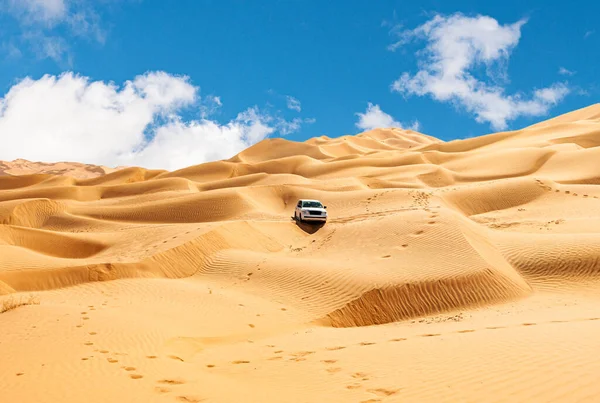 Jeep Safari Pięknej Pustyni Omani Rub Chali — Zdjęcie stockowe