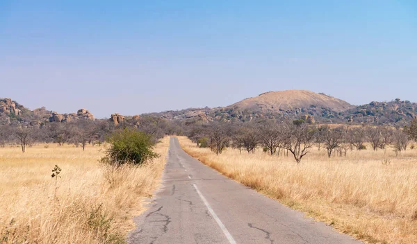 Park Narodowy Matopos Południowym Zimbabwe Sezonie Zimowym — Zdjęcie stockowe