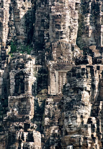 Świątynia Bayon Swoimi Posągami Ankor Wat Kambodża — Zdjęcie stockowe