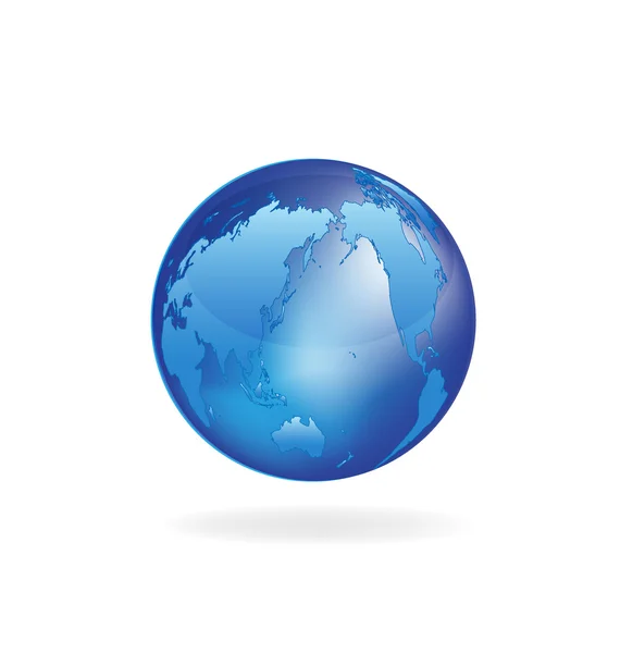 Τεχνολογία σχεδιασμού κόσμο globe — Διανυσματικό Αρχείο