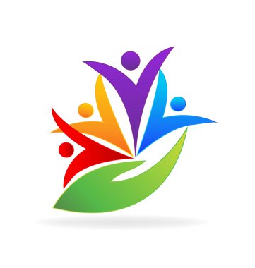 Aile bireyleri bakım logosu