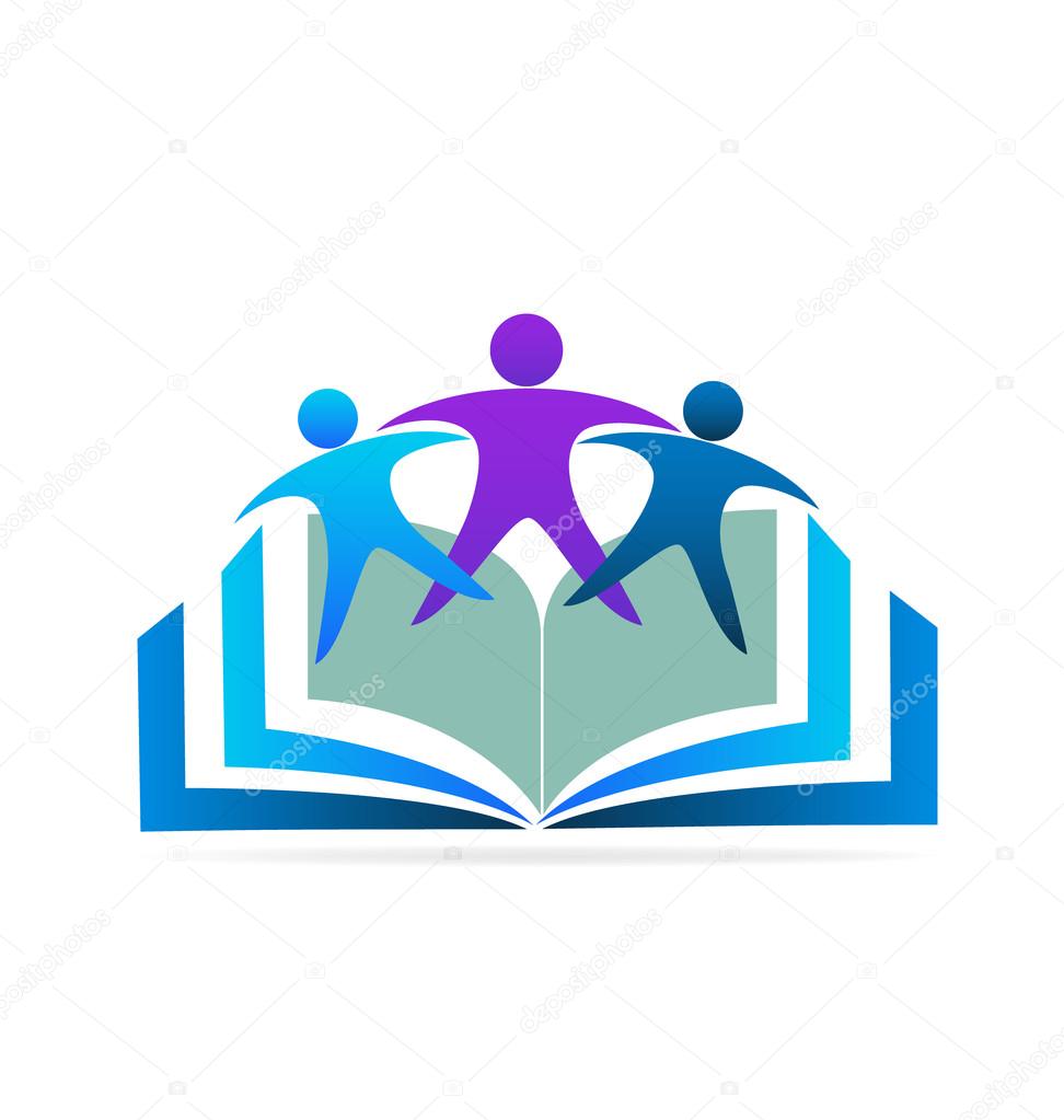 Book and friends education logo