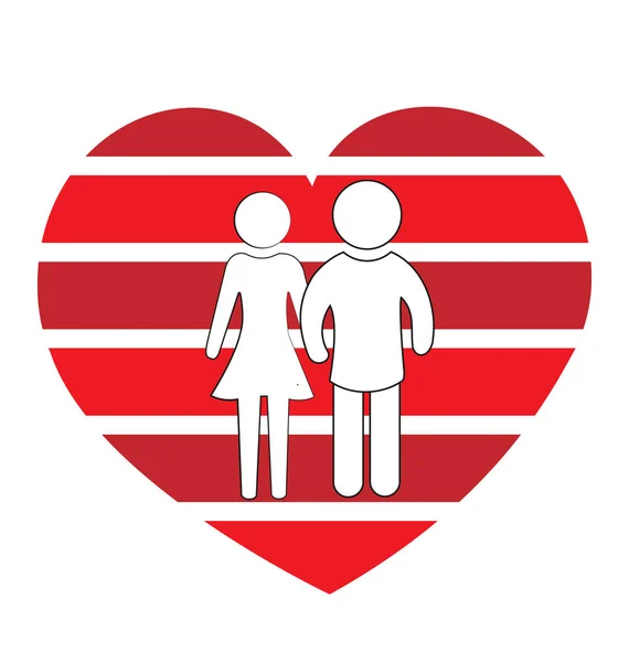 Логотип любовного сердца — стоковый вектор