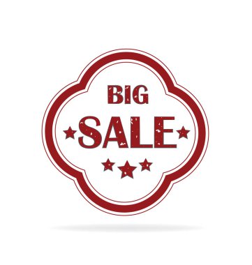 Büyük satış damga etiket