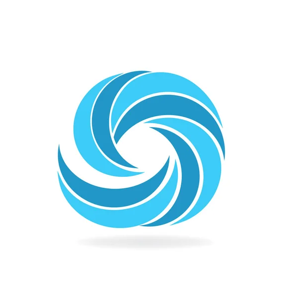 Waves icon logo — Stock Vector