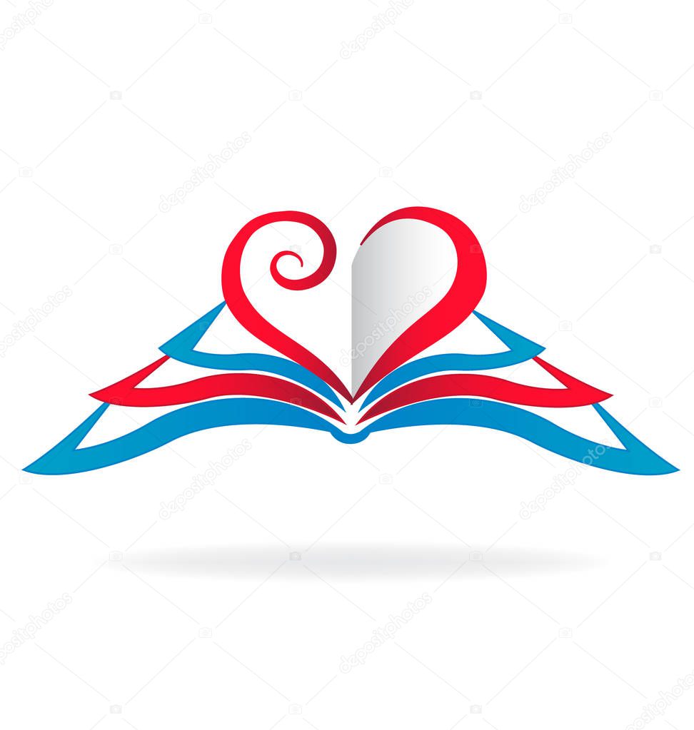 I love read books icon vector image