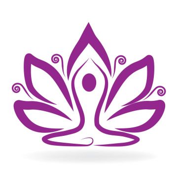 Lotus girdap çiçek logosu