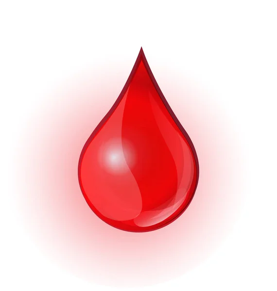 Logotipo gota de sangue —  Vetores de Stock