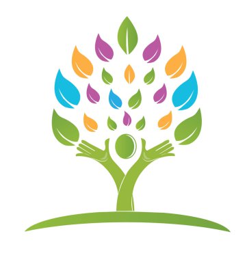 Logo ağacı elleriyle 