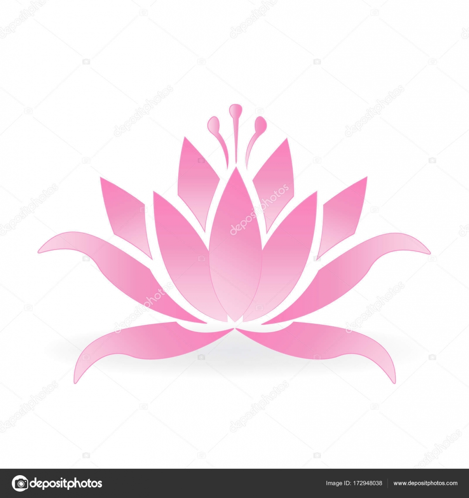  Pink  lotus logo  Pink  lotus flower  logo   Stock Vector 