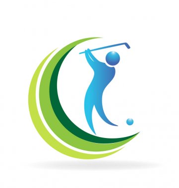 Logo golf oyuncu 