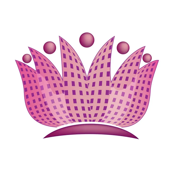 Lotusblume Design Logo — Stockvektor