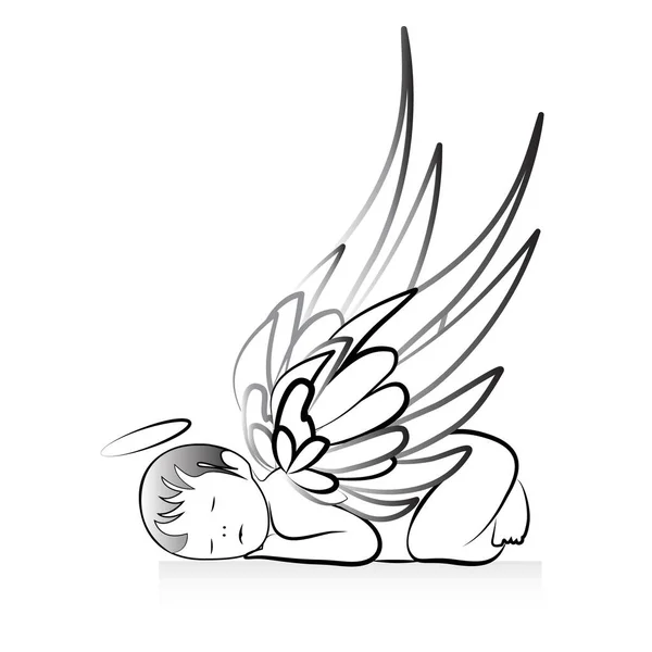 Free Free 224 Sleeping Baby Angel Svg SVG PNG EPS DXF File