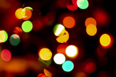 Noel ağacı bokeh arkaplan tebrik kartı resmi web şablonu