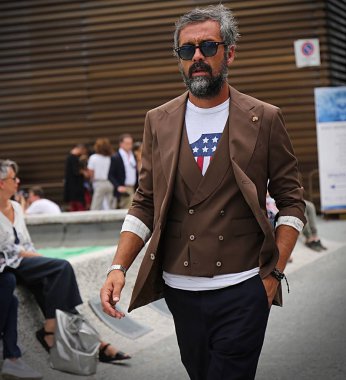 Üzerinde sokak Floransa