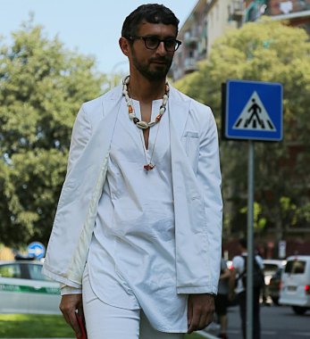 Üzerinde sokak Milan