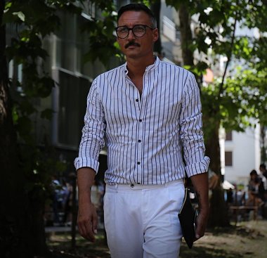 Üzerinde sokak Milan