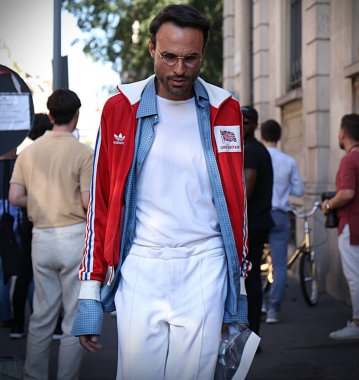 Üzerinde sokak Milan