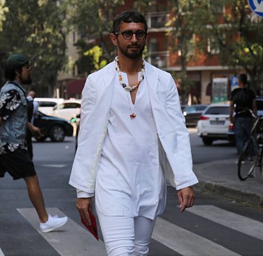 Üzerinde sokak Milan