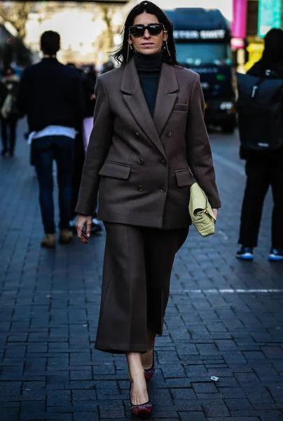 Londýnský módní týden Streetsytle 1 7 febbraio 2019 — Stock fotografie