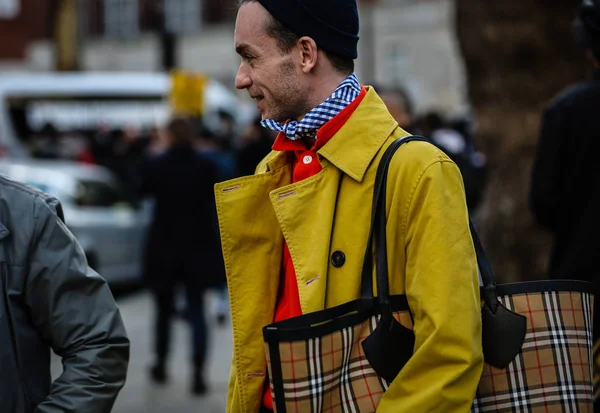 London fashion week streetsytle 17 febbraio 2019 — Stockfoto