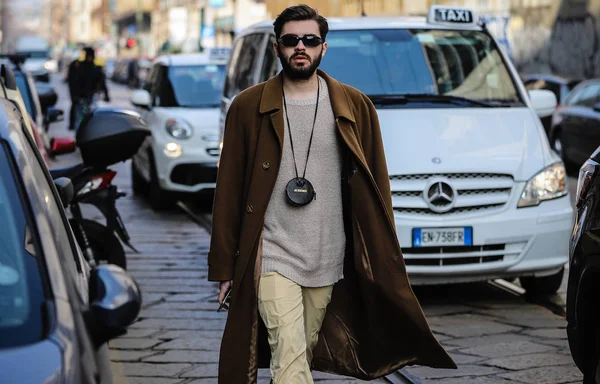 Неделя моды в Милане 20 февраля 2019 — стоковое фото