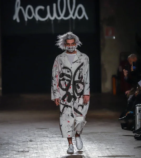 Pokaz mody Haculla we Florencji styczeń 10 2019. — Zdjęcie stockowe