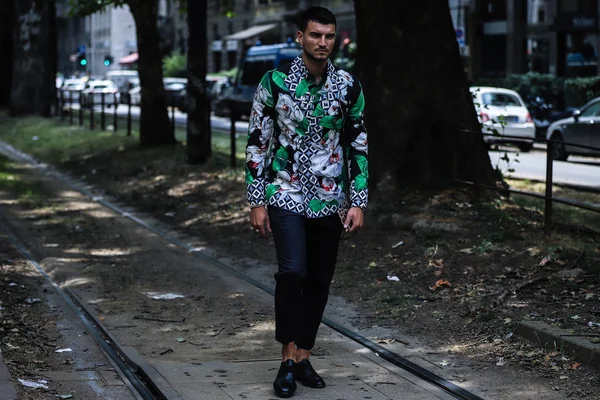 Milano Streetstyle 15 Giugno 2019 — Φωτογραφία Αρχείου