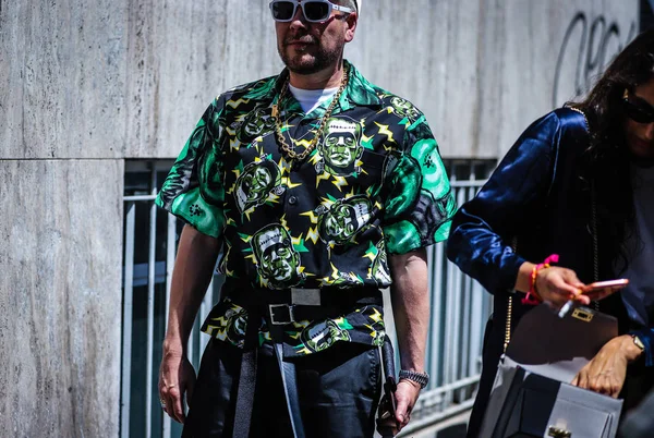 Milano Streetstyle 16 Giugno 2019 — Φωτογραφία Αρχείου