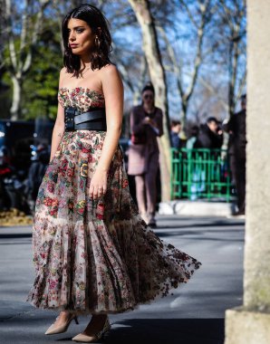 Sokak Tarzı, Sonbahar Kış 2019, Paris Moda Haftası, Fransa - 26 