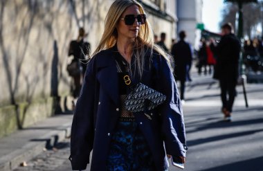 Sokak Tarzı, Sonbahar Kış 2019, Paris Moda Haftası, Fransa - 26 