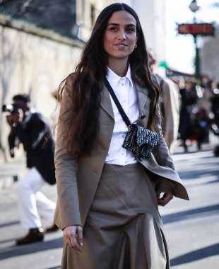 Sokak Tarzı, Sonbahar Kış 2019, Paris Moda Haftası, Fransa - 26 