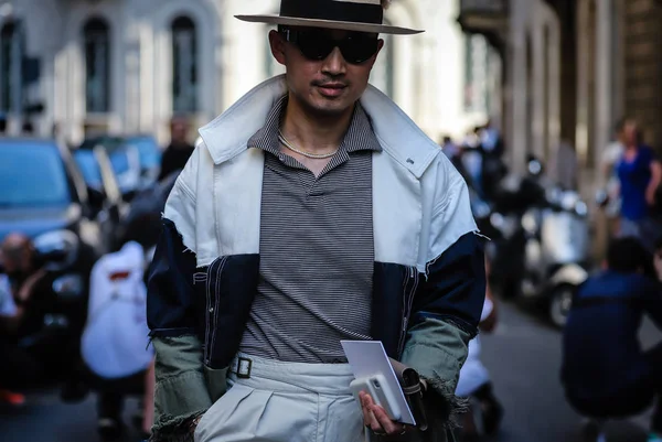 Milano Streetstyle 17 Giugno 2019 — Φωτογραφία Αρχείου