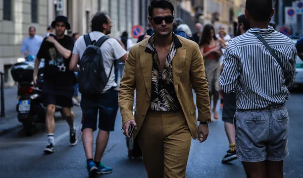 Milano Streetstyle 17 Giugno 2019 — Foto de Stock