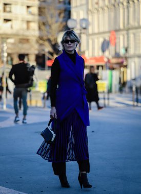 Sokak Tarzı, Sonbahar Kış 2019, Paris Moda Haftası, Fransa - 26 