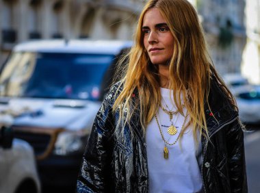 Sokak Tarzı, Sonbahar Kış 2019, Paris Moda Haftası, Fransa - 26 