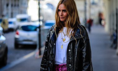 Sokak Tarzı, Sonbahar Kış 2019, Paris Moda Haftası, Fransa - 26 