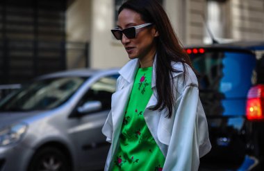 Sokak Tarzı, Sonbahar Kış 2019, Paris Moda Haftası, Fransa - 26 